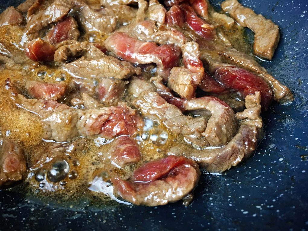 Rindfleisch Wok