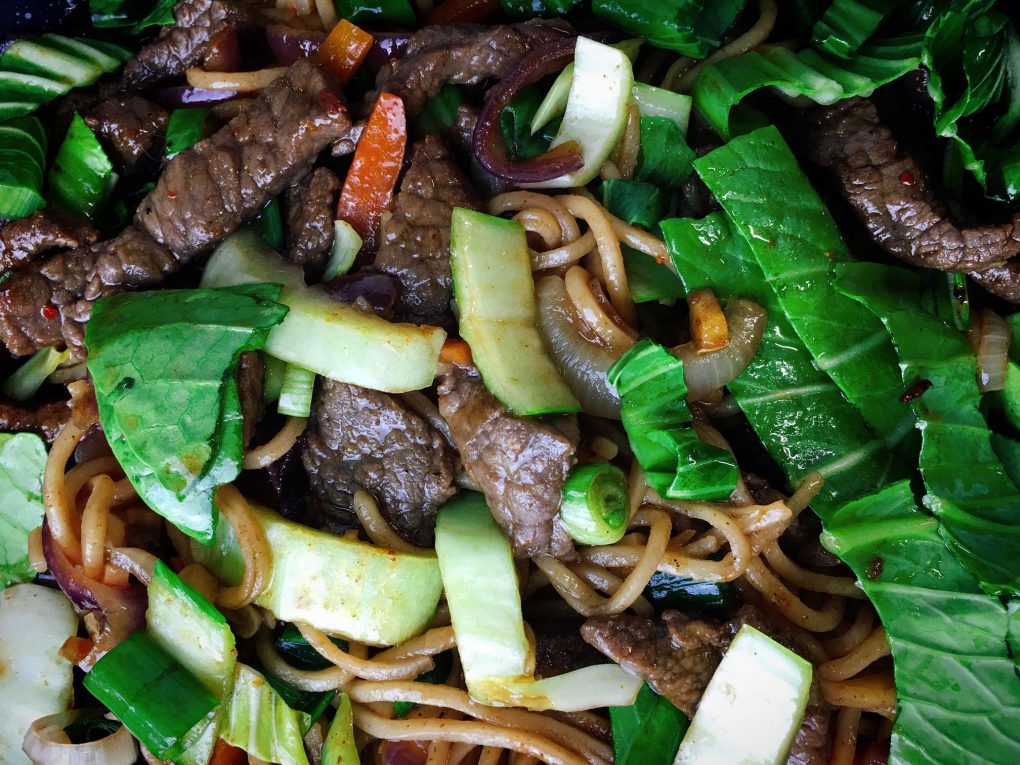 Rindfleisch Wokpfanne