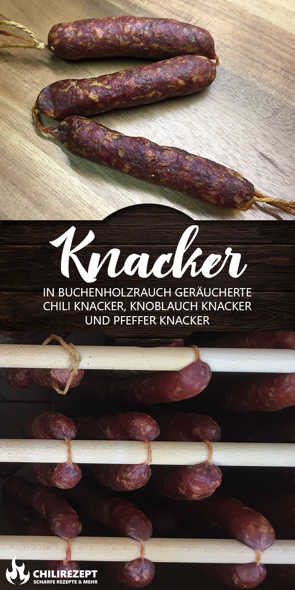 Selbstgemachte Knacker Würste