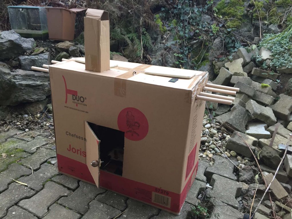 Unser MacGyver Räucherschrank