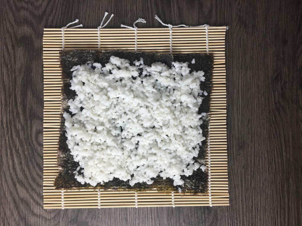 Sushi selber machen 27 Bambusmatte für Maki Sushi