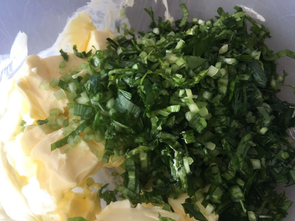 Butter mit Bärlauch