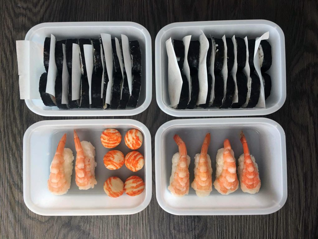 Sushi selber machen 36 Sushi aufbewahren