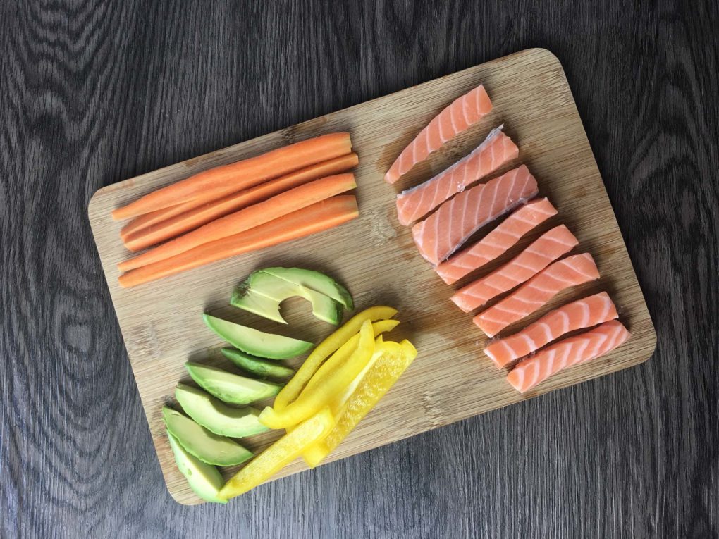 Sushi selber machen 25 Sushi mit Gemüse
