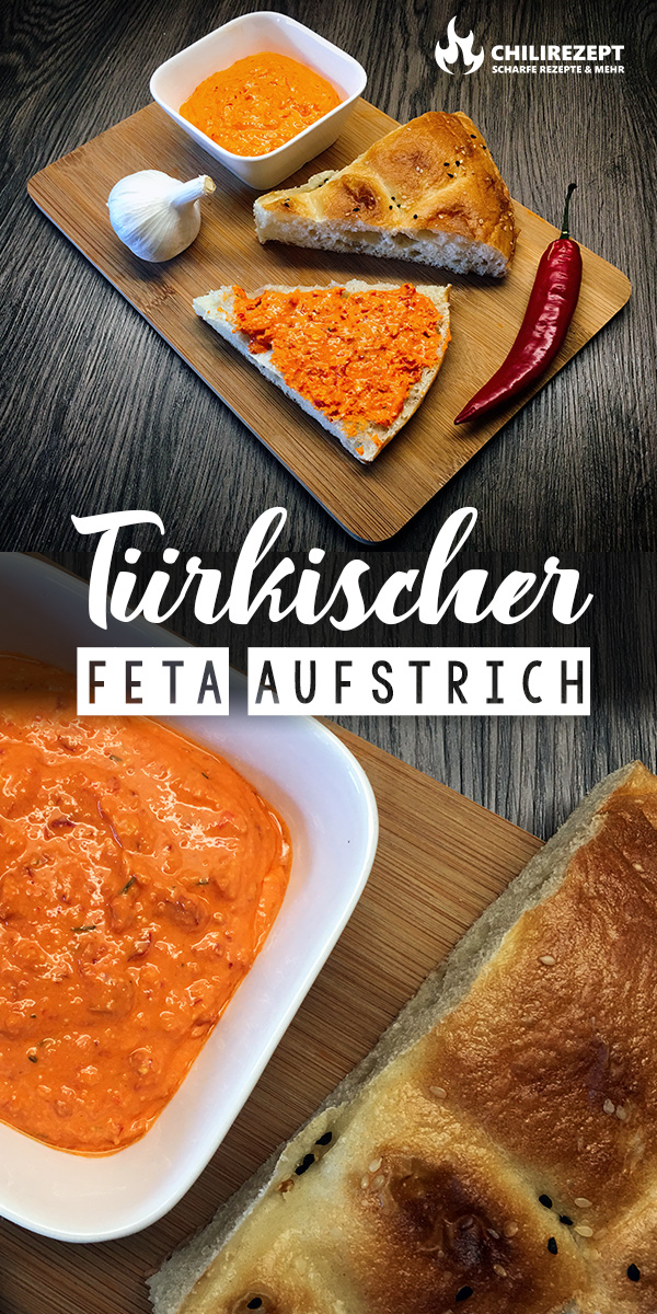 Türkischer Feta Aufstrich mit Chili | Rezept | Chilirezept.de