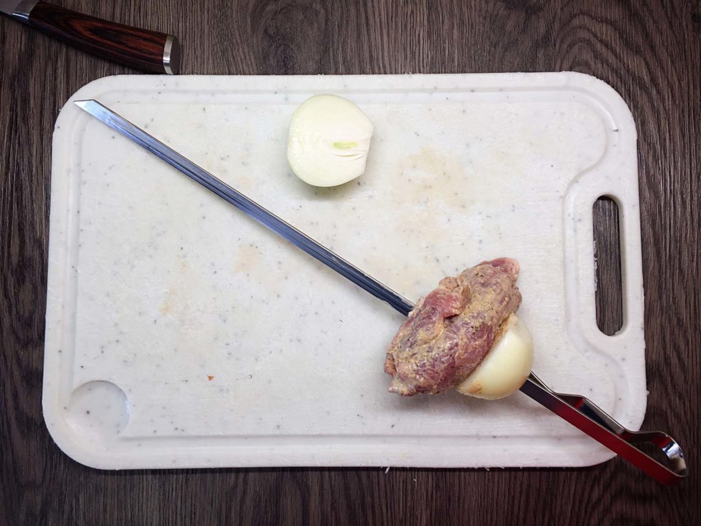 Gyrosspieß selber machen