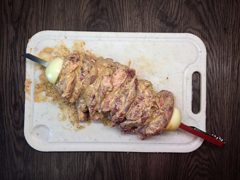 Ofen Gyros ohne anbraten