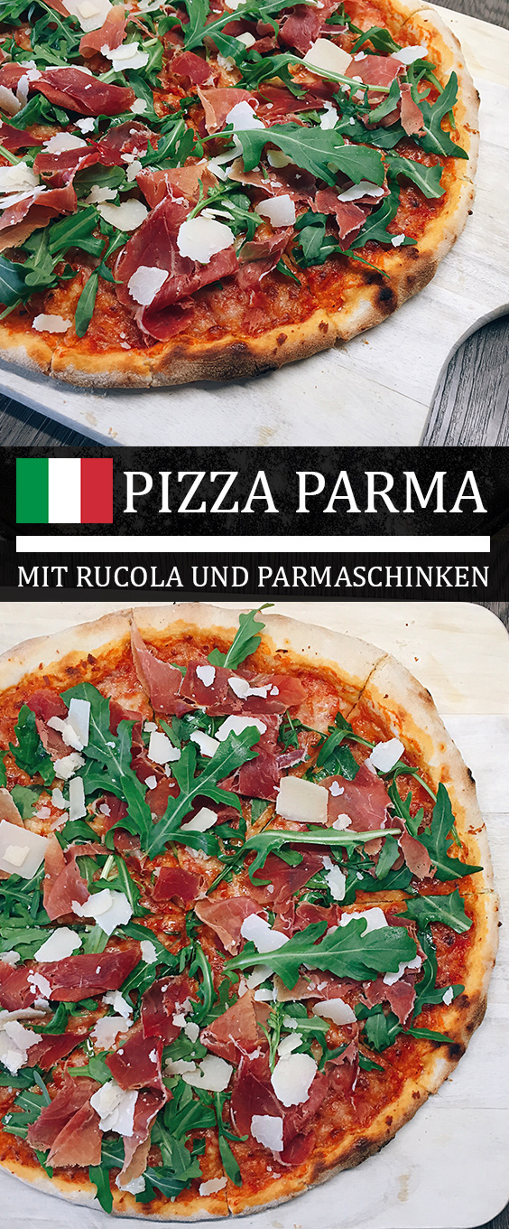 Pizza Parma mit Rucola und Parmaschinken | Rezept