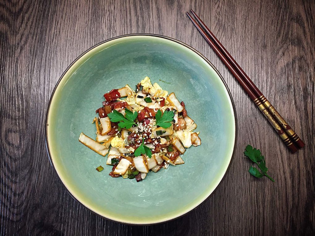 Chinakohl mit Sesam