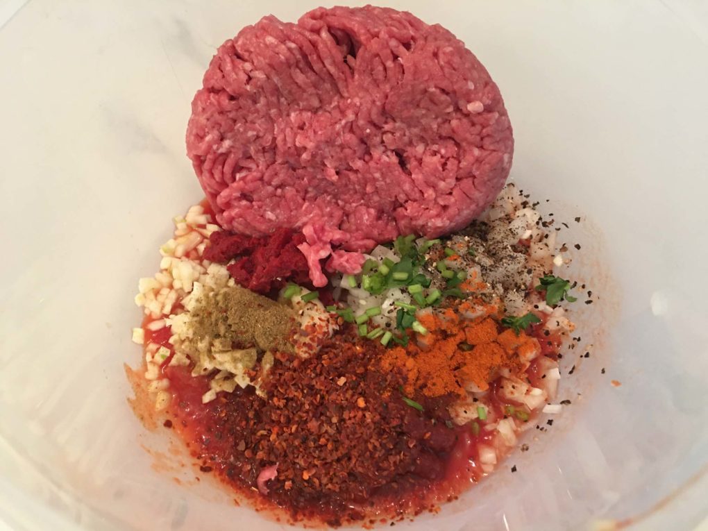 Lahmacun Hackfleisch