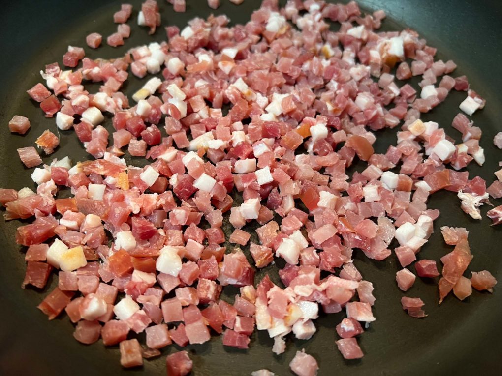 Speck für Bohnengemüse