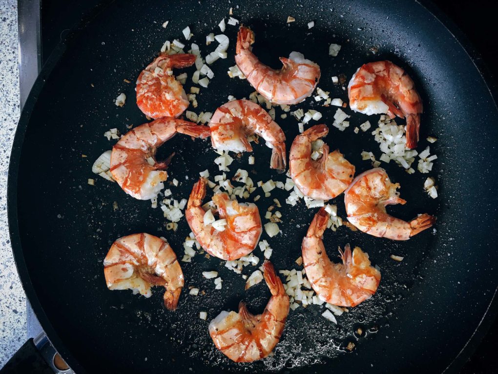 Garnelen mit Knoblauch